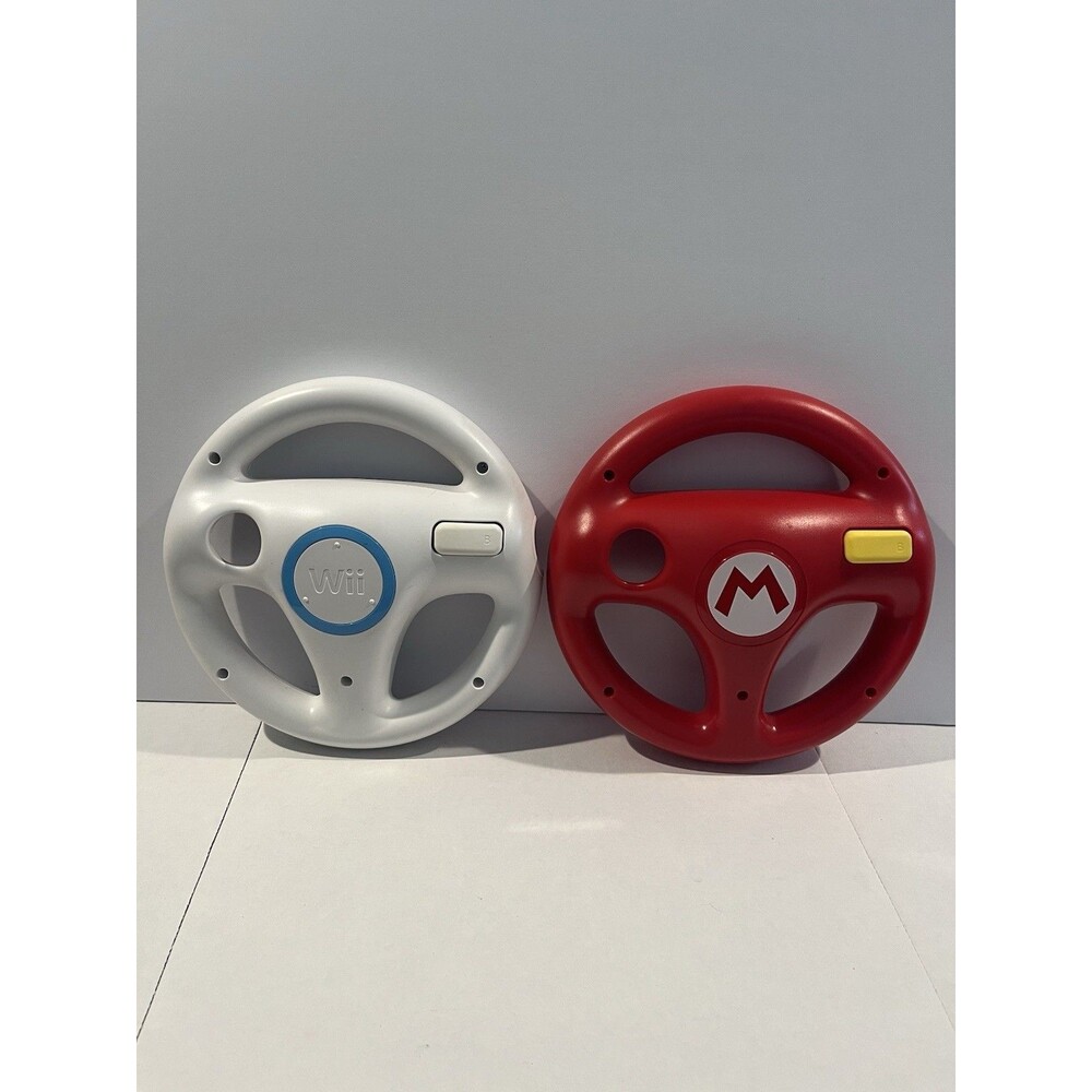 Nintendo Wii Racing Wheel Lot of 2